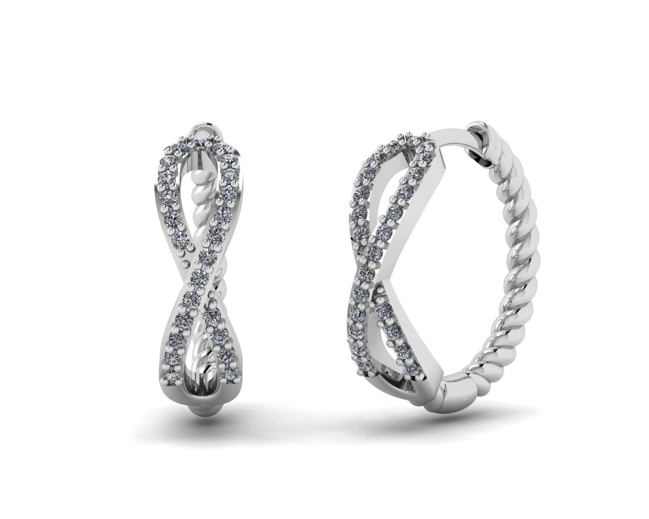 Infinity Rope Hoop Earring