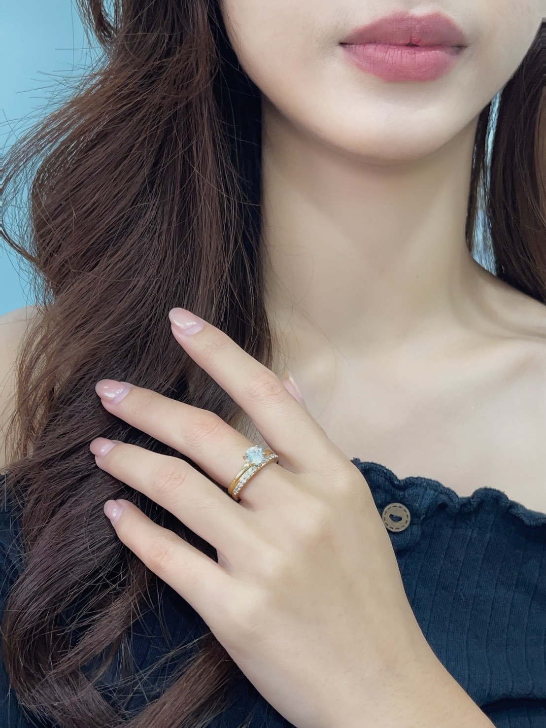 Sterling Silver Created Emerald Engagement Rings