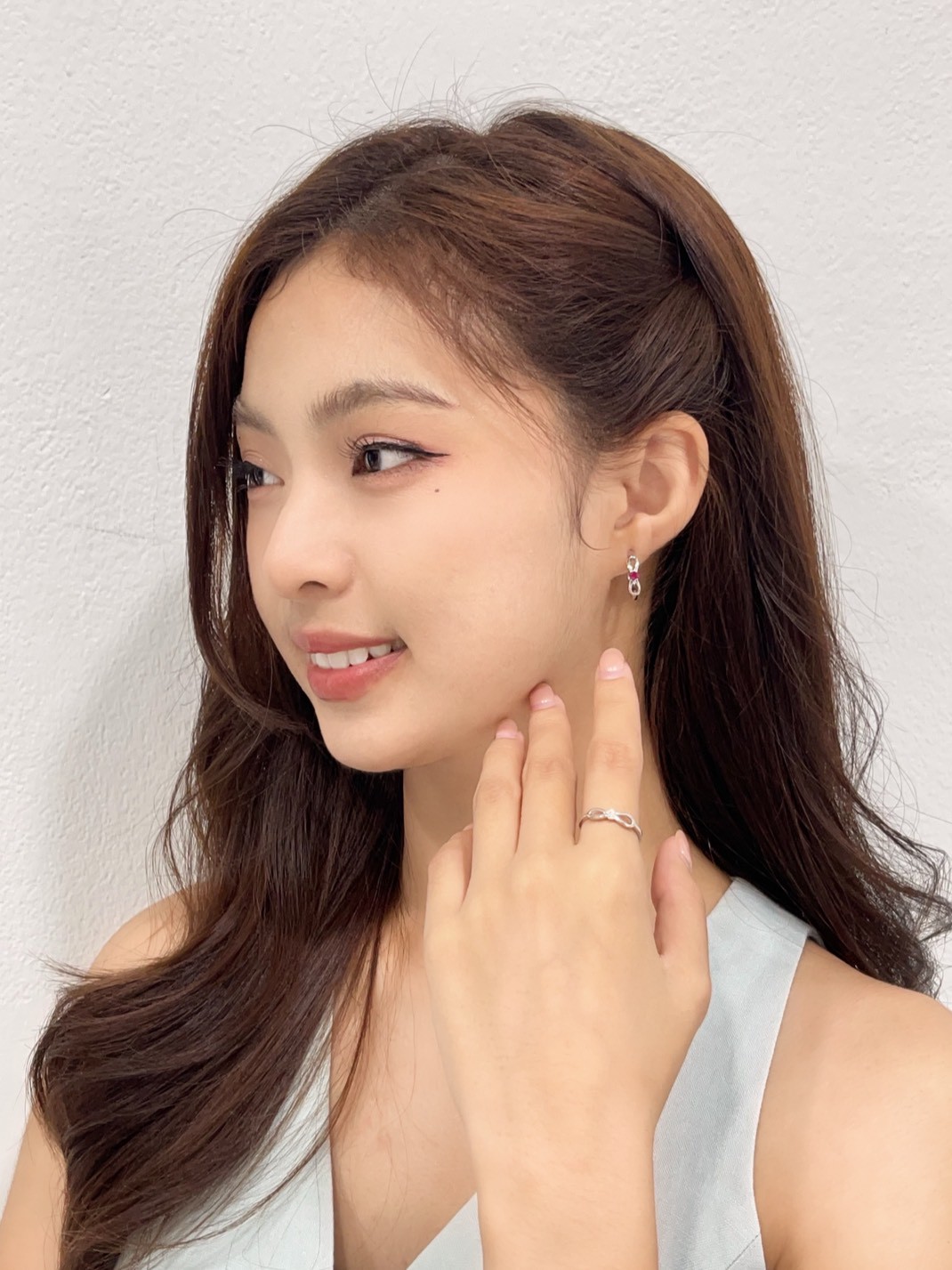 Classic Infinity Huggies Earrings